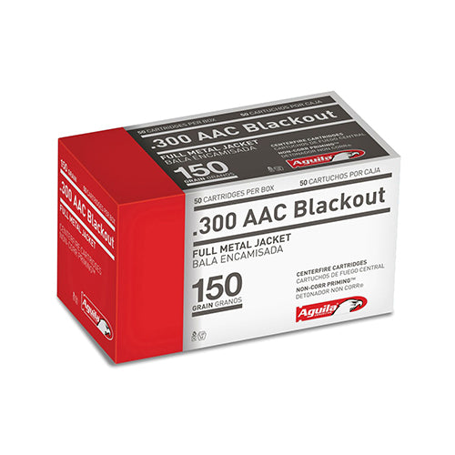 Aguila .300 AAC Blackout 150 Grains Full Metal Jacket Per 50 - RTP Armor