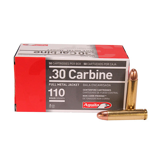 Aguila .30 Carbine 110 Grains Full Metal Jacket Per 50 - RTP Armor