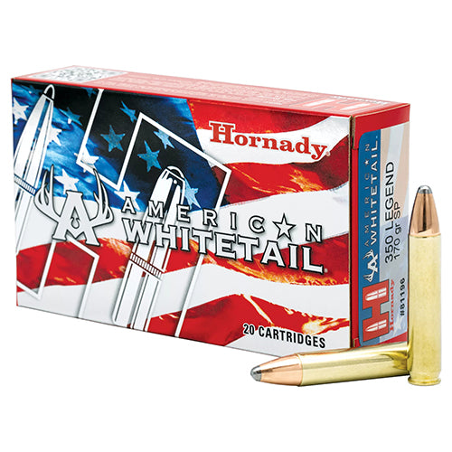 Hornady .350 Legend American Whitetail Ammunition 70gr Interlock Spire Point Per 20 - RTP Armor