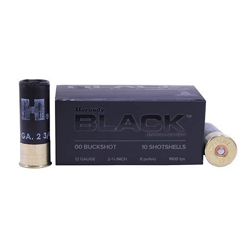 Hornady Black 12 Gauge 00 Buckshot 10 - RTP Armor
