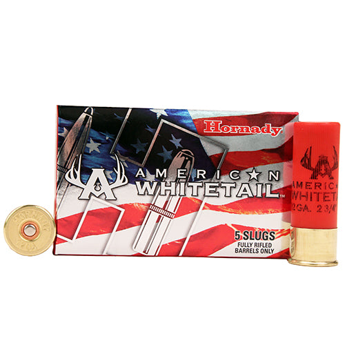 Hornady 12 Ga Rifled Slug 1 oz American Whitetail (Per 5) - RTP Armor