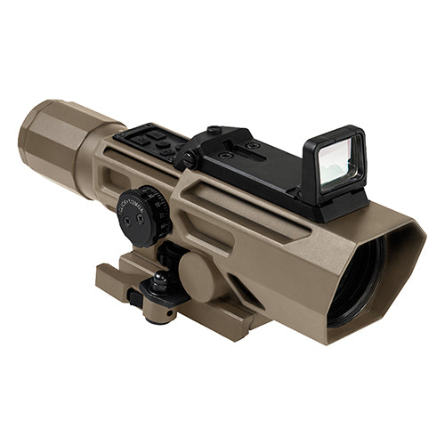ADO 3-9X42 Scpe/P4 Sniper Ret/Grn Lns/Tan - RTP Armor