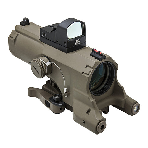 Eco 4X34 Prismatic Scope /Blue ill/Tan - RTP Armor