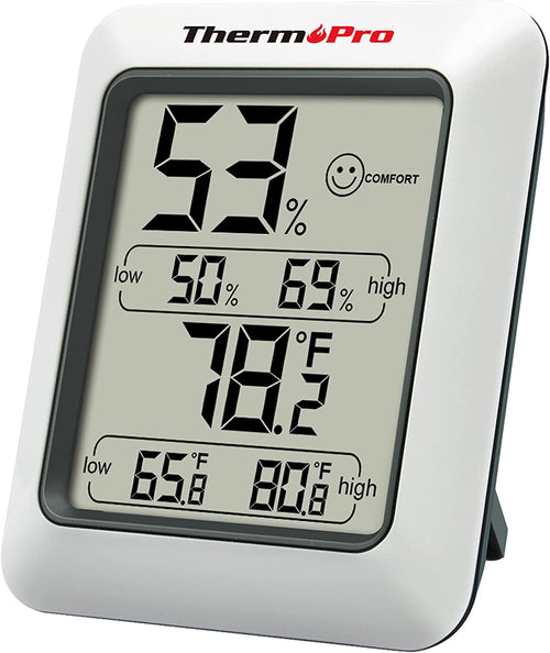 Digital Hygrometer Indoor Thermometer Room Thermometer and Humidity Gauge with Temperature Monitor