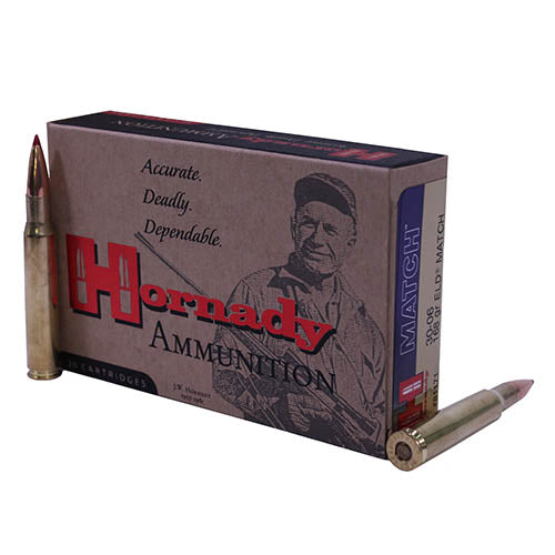 Hornady ELD Vintage Match 30-06 Springfield 168 Grain Per 20 - RTP Armor