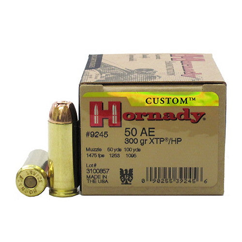 Hornady 50 AE 300gr XTP/HP (Per 20) - RTP Armor
