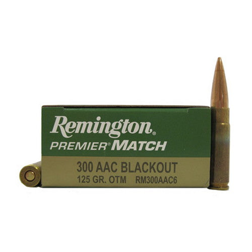 Remington 300AAC Blackout 125 Grains Open Tip Match Per 20 - RTP Armor