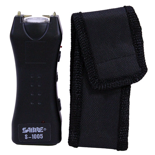 600000V Mini Stun Gun w/Holster Black - RTP Armor