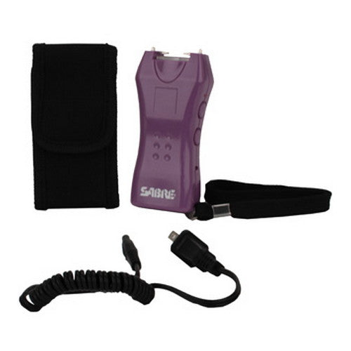 600000V Mini Stun Gun w/Holster Purple - RTP Armor