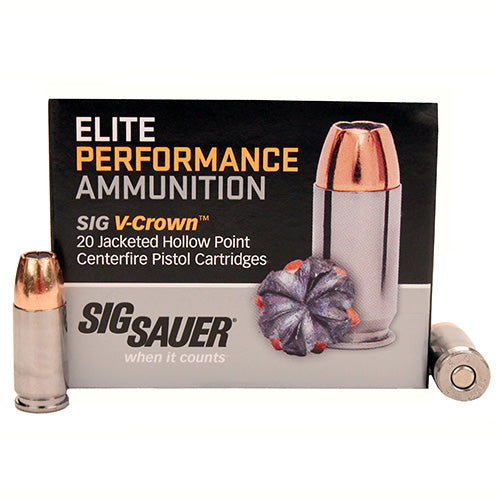 Sig Sauer Elite V-Crown Ammunition - RTP Armor